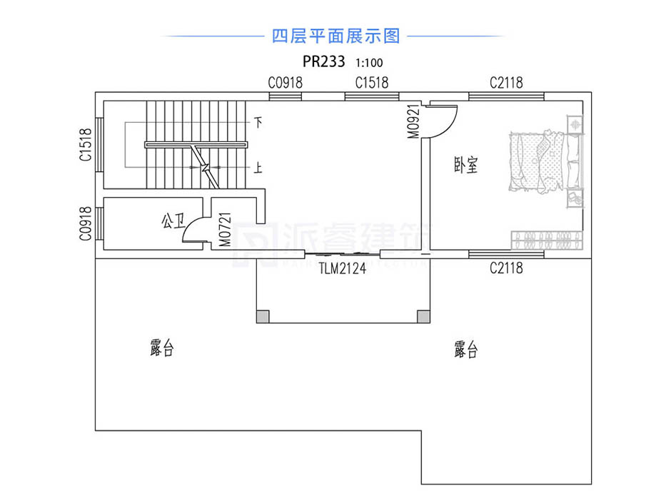 PR233 简欧四层豪华别墅设计全套施工图纸,别墅图片,派睿建筑