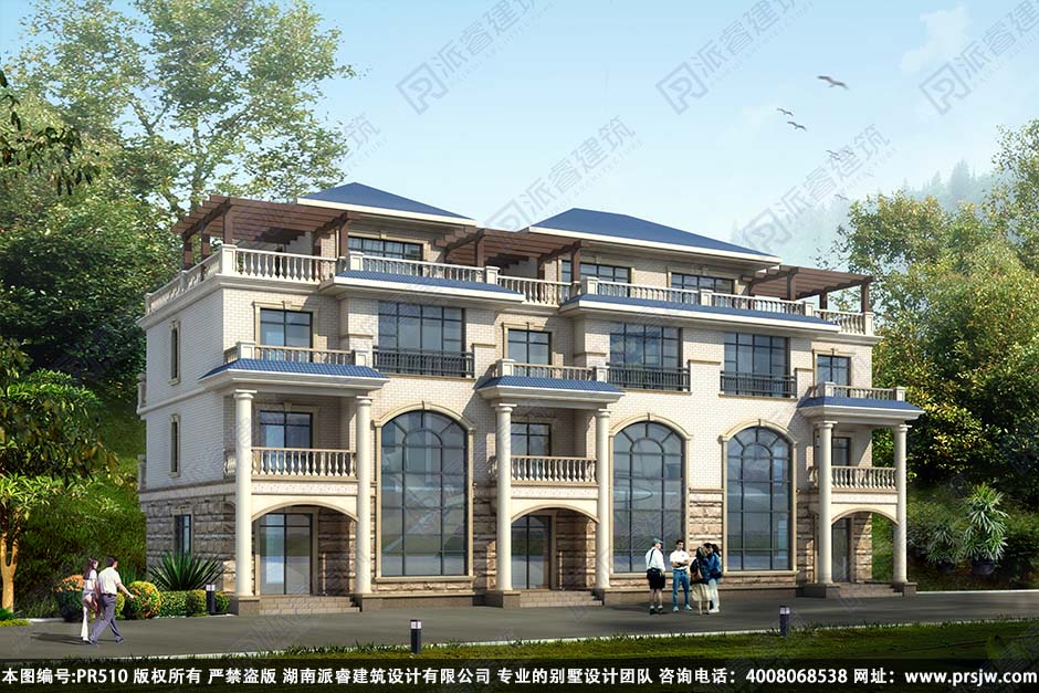 联排别墅户型设计图pr510(1).jpg
