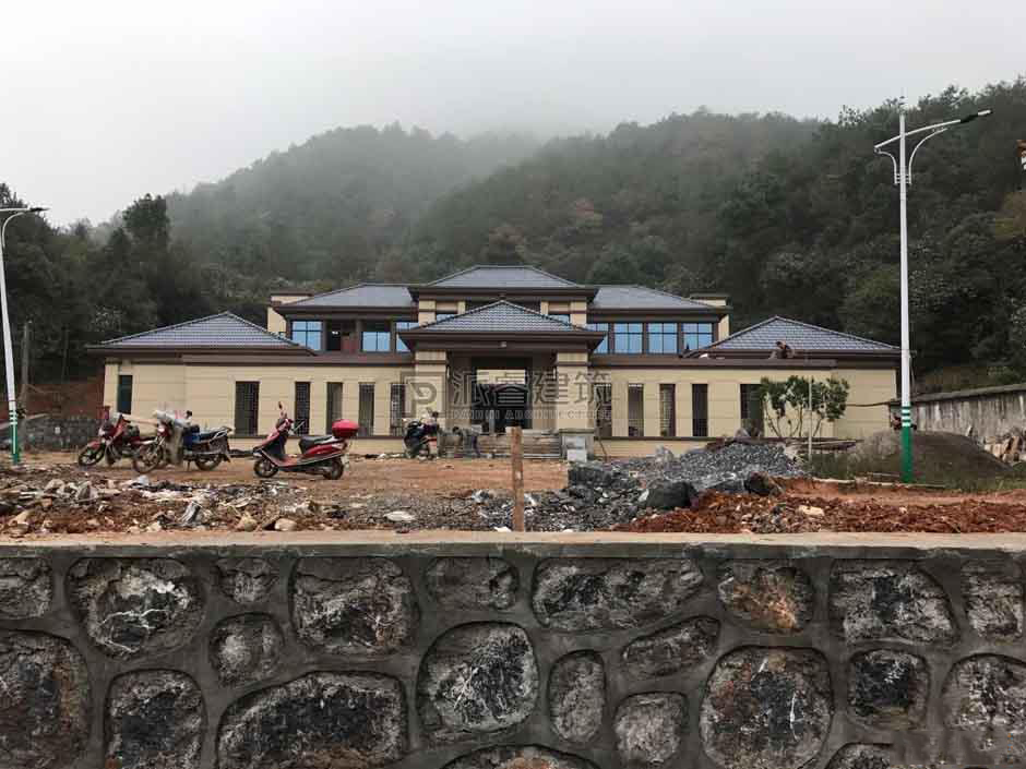 农村自建四合院别墅实景图.jpg