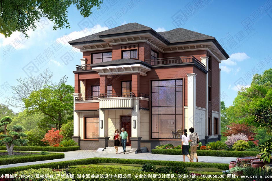 农村自建房设计图三层图纸pr548（1.jpg