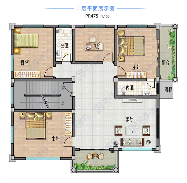 法式豪华独栋别墅设计图3.jpg