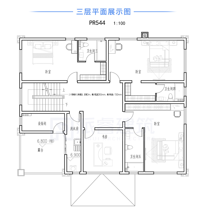 三层楼房设计户型图.jpg