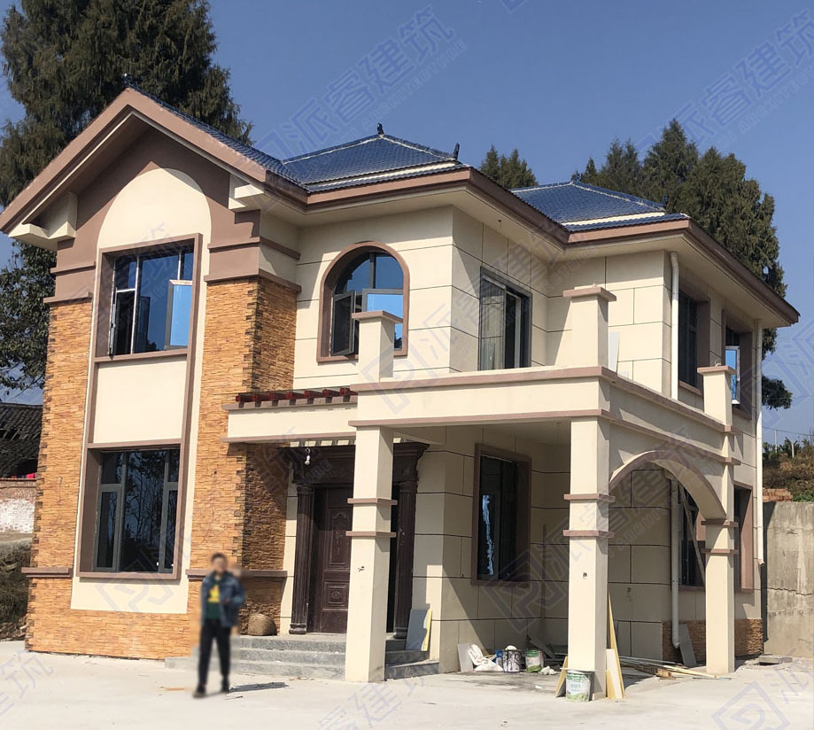 河南郑州农村二层小别墅设计建造实景,这就是你想要的乡村生活