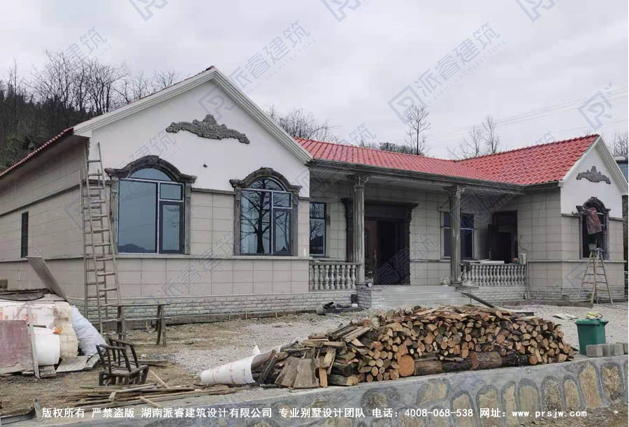 张家界-农村房屋设计图一层|自建一层造价低又漂亮的房子设计图实景