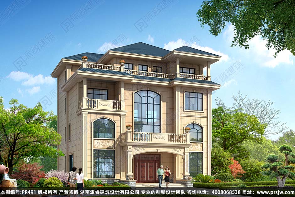 5套农村挑空复式楼设计图纸平面图|大落地窗，我们向往的生活