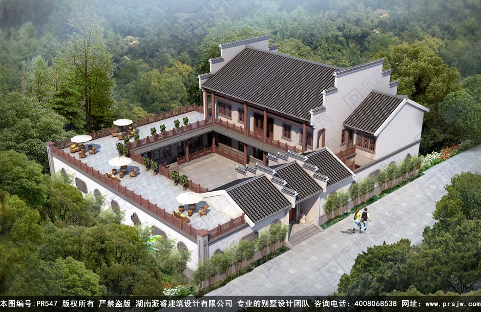 二层徽派建筑别墅设计图纸pr547首图.jpg