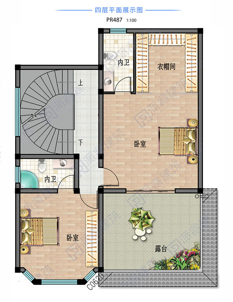 农村欧式四层别墅设计图pr487(5.jpg