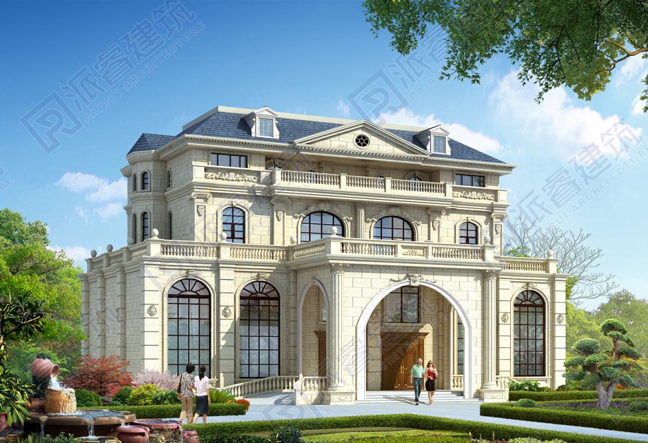 湖南邵东李府与派睿建筑成功签约|豪华欧式双拼别墅