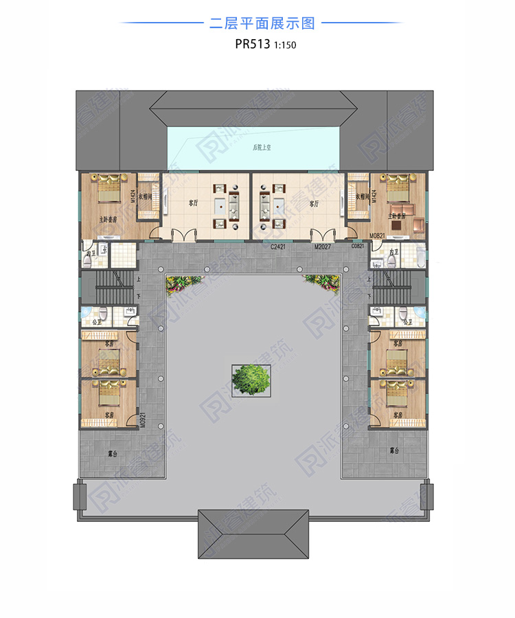 农村自建中式庭院别墅图pr513(3).jpg