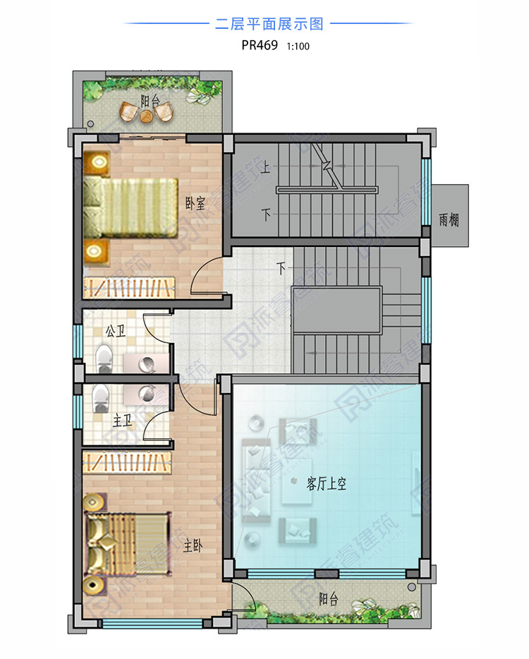小洋楼四层半房屋施工图pr469(3.jpg