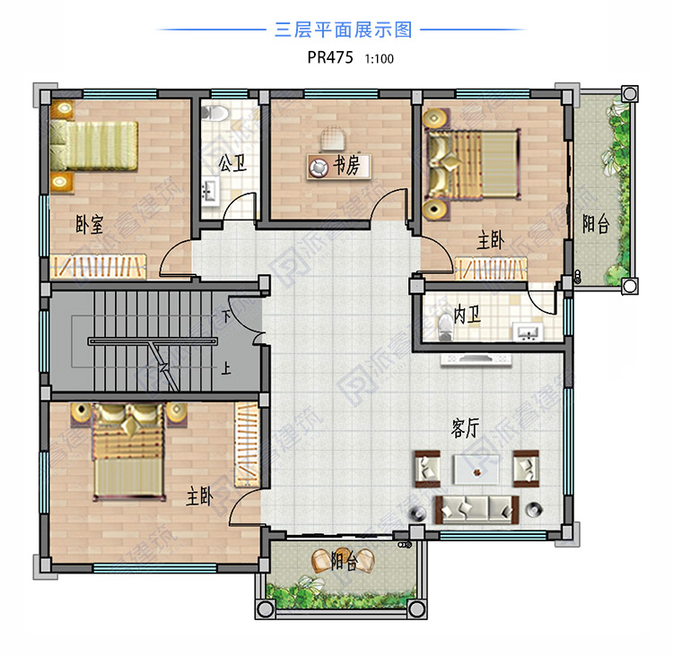 法式豪华独栋别墅设计图4.jpg