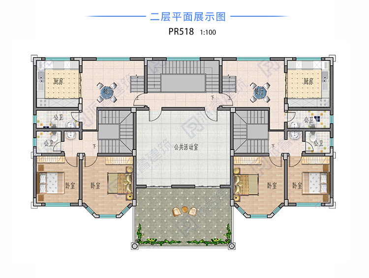 豪华双拼别墅设计图片pr518(3).jpg