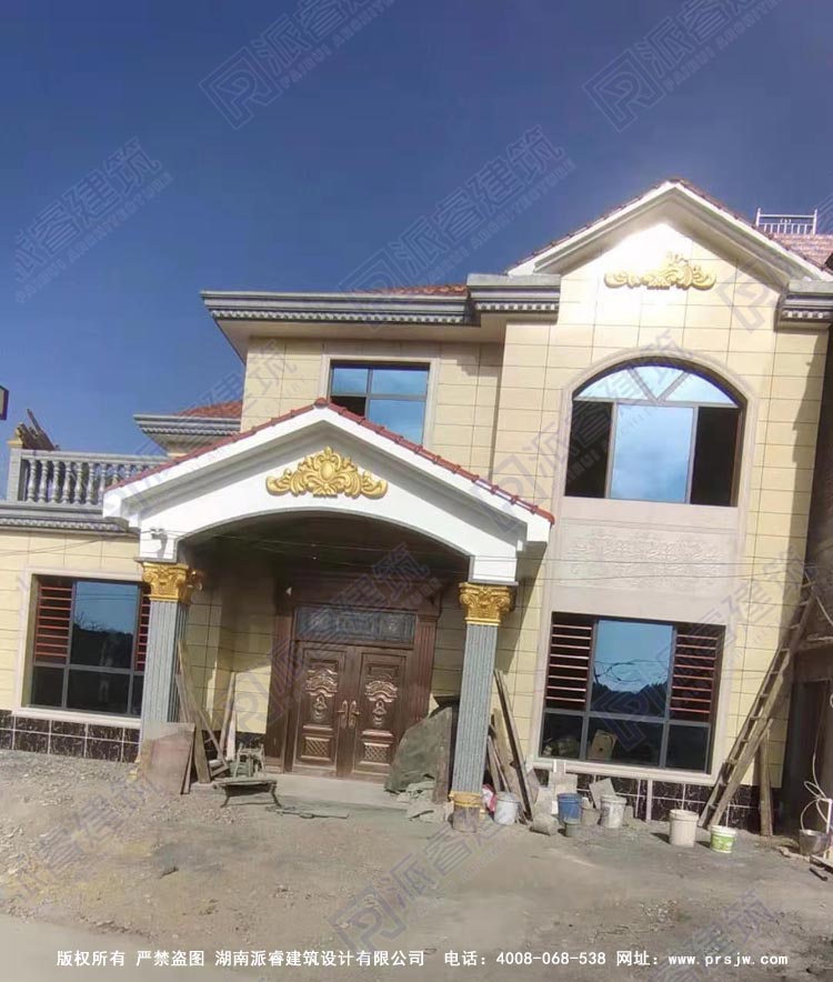 邵阳农村小别墅设计图二层实景_施工图片.jpg