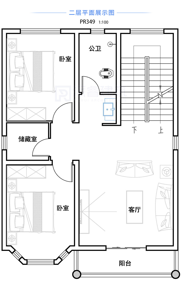 PR349 农村三层豪华带露台欧式别墅全套图纸_豪华别墅,新农村别墅,农村自建房设计,派睿建筑