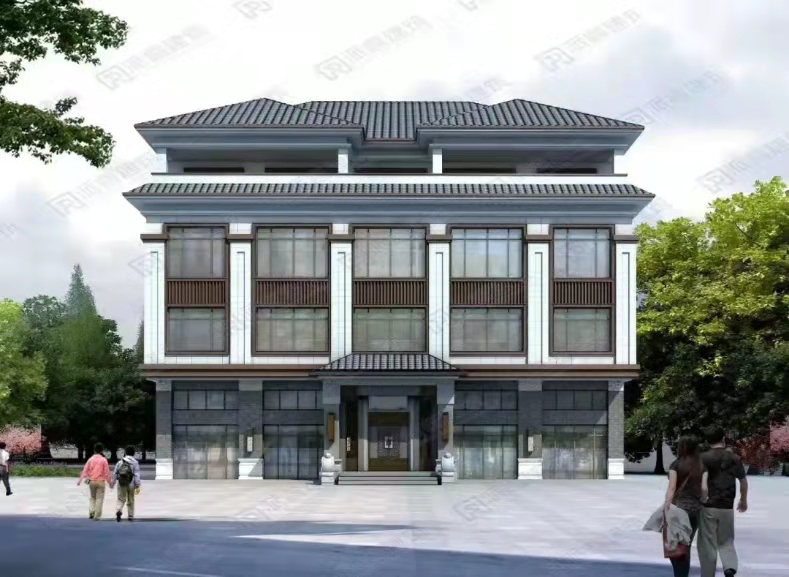 5套农村临街门面房建房设计图及效果图,可租可自住,经济实用