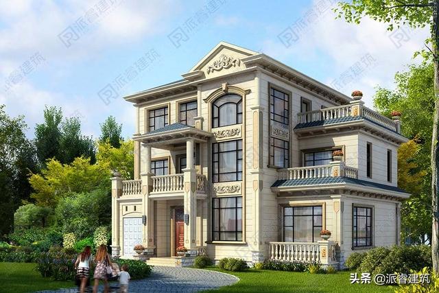 河南周先生，回乡建独栋别墅，堪比欧洲宫廷