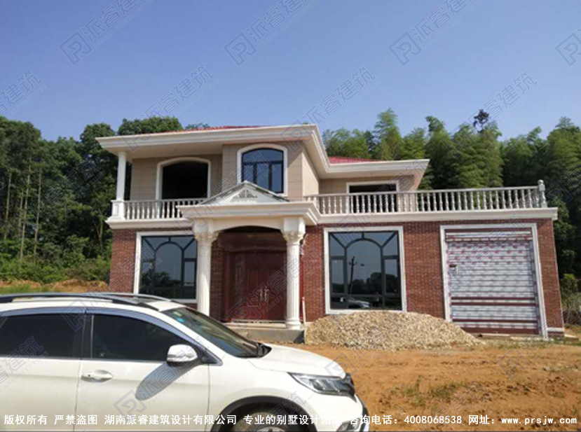 乡村田园风格两层小别墅设计效果图pr219施工图2.jpg