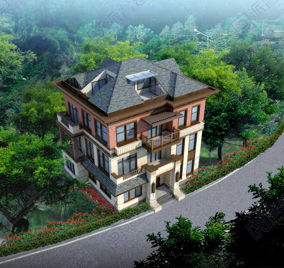 农村自建新中式别墅外观设计图纸L0210新中式3.jpg