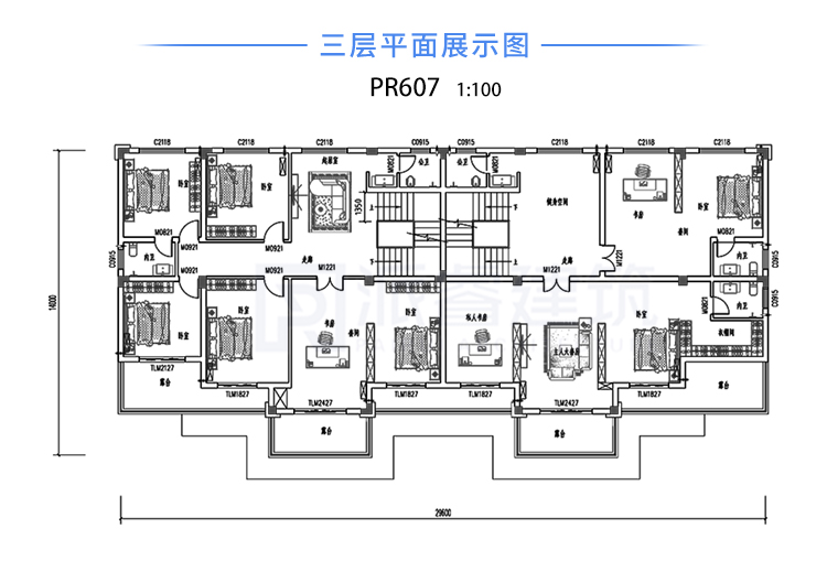 农村三层双拼别墅，外观精美实用性强，兄弟感情好-PR607