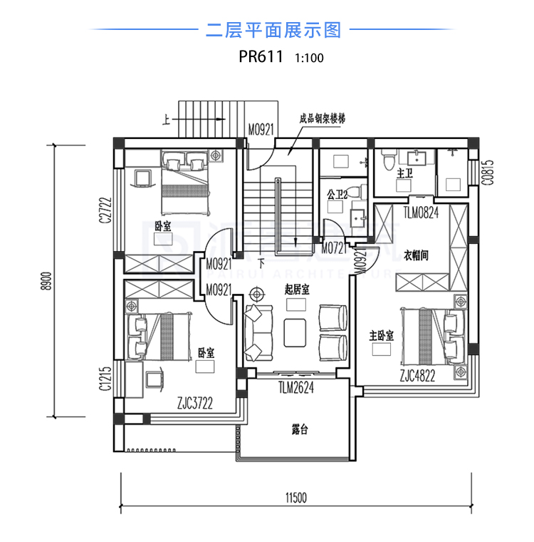现代风二层农村别墅，充满了高级感，难怪深受当代年轻人的追崇-PR611