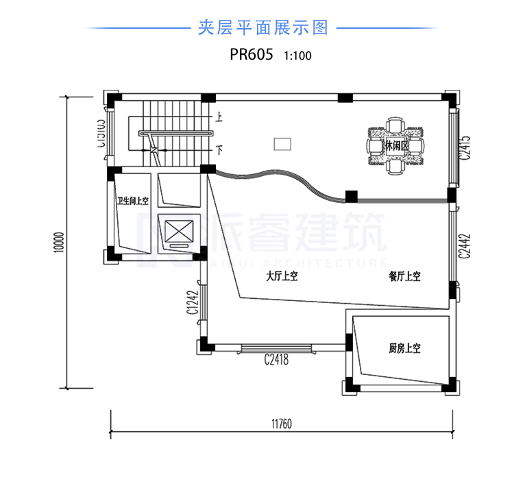300㎡ 独栋别墅，自然、静谧的气质大宅，农村自建房全套图纸-PR605